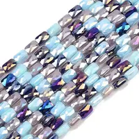 Electroplate Glass Beads Strands