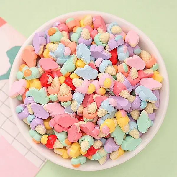 Opaque Resin Decoden Cabochons