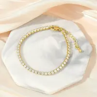 Clear Cubic Zirconia Tennis Bracelet