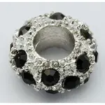 Alloy Rhinestone European Beads