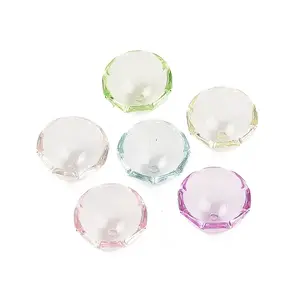 UV Plating Acrylic Bead Caps