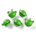 Baking Paint Brass Bell Pendants