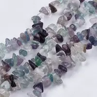 Natural Fluorite Stone Bead Strands