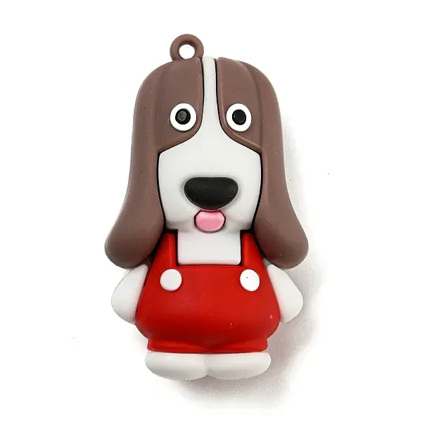 Opaque PVC Plastic Big Pendants