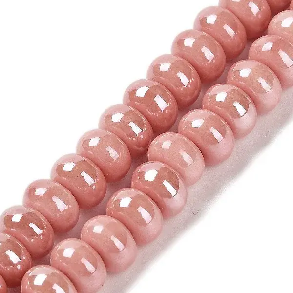 Porcelain Rondelle Beads