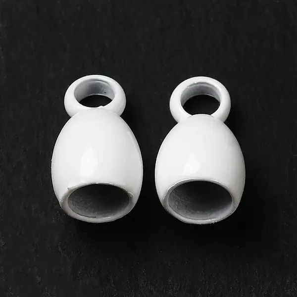 Spray Painted 201 Stainless Steel Cord Ends