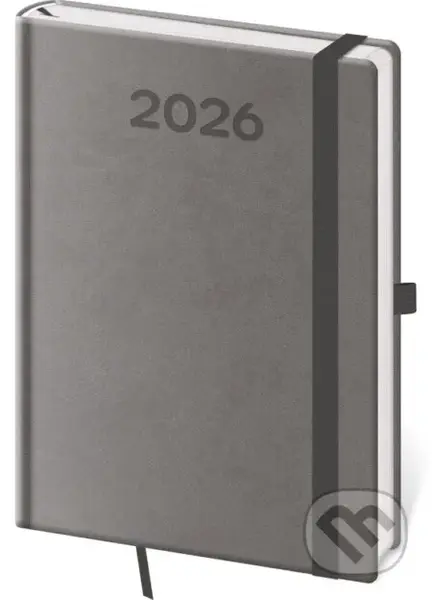 Týdenní diář Print Pop 2026 (šedý) (A5)