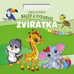 Nalepuj a vybarvuj! Zvířátka (Omalovánka Čtverec) - kniha z kategorie Omalovánky