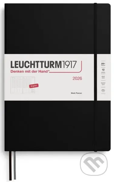 Week Planner 2026 Master (A4+) Black