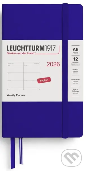 Weekly Planner 2026 Pocket (A6) Ink,Weekly Planner 2026 Pocket (A6) Ink