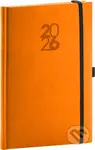 NOTIQUE Týždenný diár Aprint Top 2026 (oranžový) (stĺpcový, elastické zatváranie)