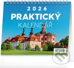 NOTIQUE Stolní Praktický kalendář 2026 s citáty (řádky)
