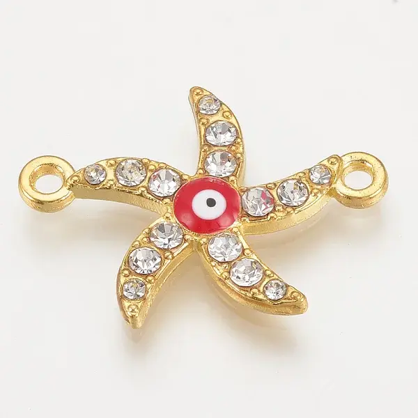 Alloy Rhinestone Links Connectors