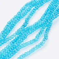 Transparent Glass Beads Strands