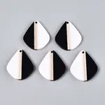 Opaque Resin & Wood Pendants