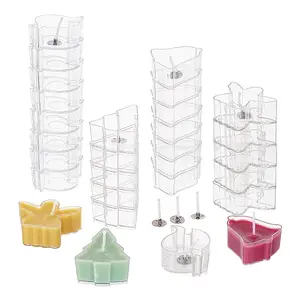 Mixed Shapes Plastic Candle Cups