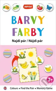 Najdi pár - Barvy /  Nájdi pár - Farby (Výuková hra / Výučbová hra) - hra z kategorie Karty, pexeso