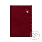 Denný diár NEAPOL 2026 (bordový) (12-mesačný, A5)