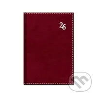 Denný diár NEAPOL 2026 (bordový) (12-mesačný, A5)