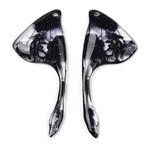 Epoxy Resin Wing Pendants