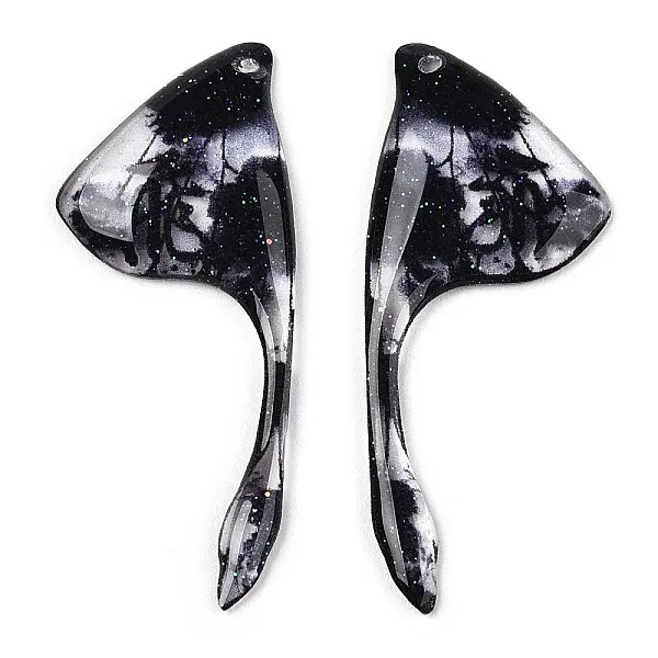 Epoxy Resin Wing Pendants