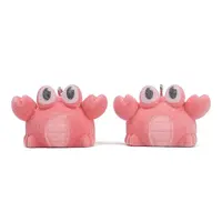 Flocky Resin Pendants