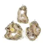 Dyed Nuggets Natural Druzy Geode Agate Big Pendants