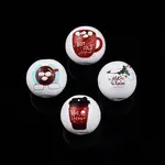 Coffee Theme Printed Wooden Beads