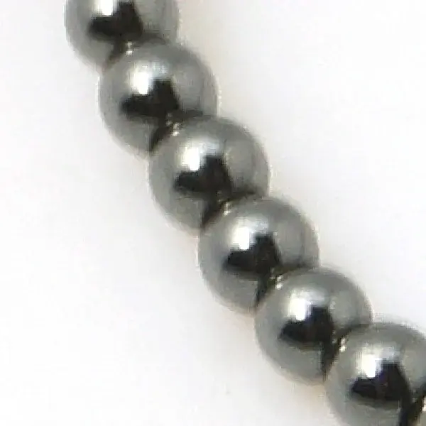 Non-magnetic Synthetic Hematite Beads Strands
