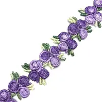 Flower Polyester Jacquard Ribbon