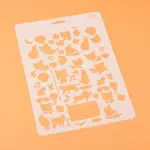 Plastic Reusable Drawing Painting Stencils Templates