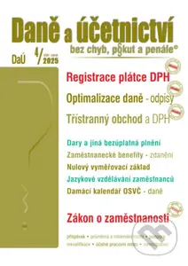 Daně a účetnictví bez chyb, pokut a penále č. 4 / 2025 - Registrace plátce DPH - kniha z kategorie Daně