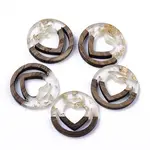 Resin & Walnut Wood Pendants