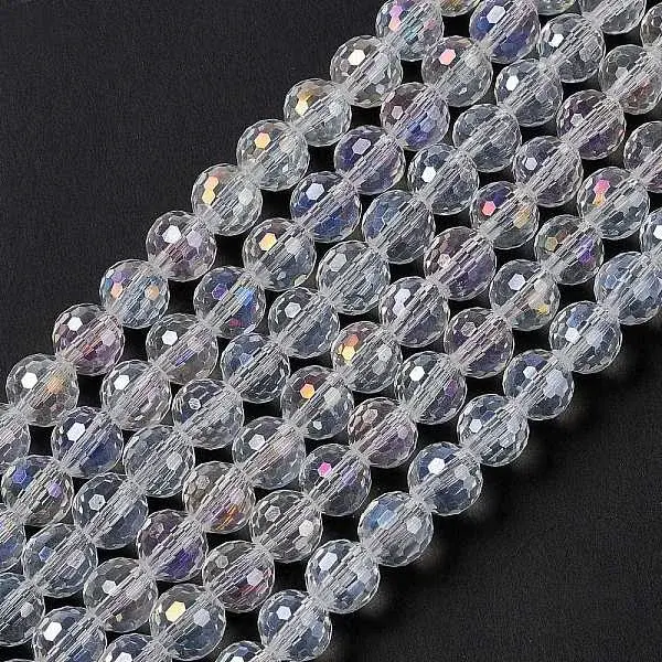 Electroplate Glass Bead Strands