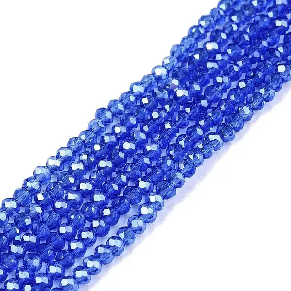 Electroplate Glass Beads Strands