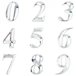 Plastic & PVC Number Sign Labels