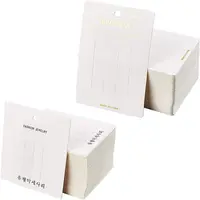 Cardboard Hair Clip Display Cards