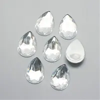 Acrylic Rhinestone Flat Back Cabochons