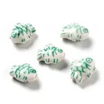 Handmade Printed Porcelain Beads