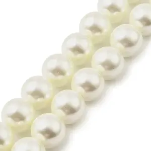 Round Shell Pearl Beads Strands