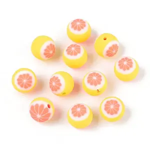 Fruits Theme Handmade Polymer Clay Beads