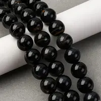Dyed Natural Blue Tiger Iron Beads Strands