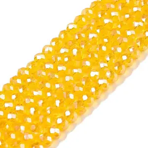Electroplate Glass Beads Strands