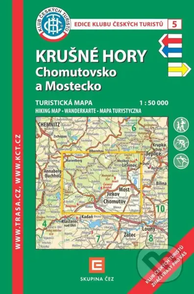 KČT 5 Krušné hory-Chomutovsko a Mostecko 1:50 000 / turistická mapa
