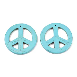 Synthetic Howlite Big Pendants