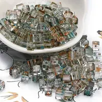 Spray Painted Glass Seed Beads