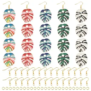 DIY Leaf Drop Earring Making Kit