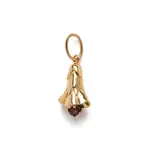 Mother's Day Ion Plating(IP) Brass Micro Pave Cubic Zirconia Pendants