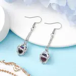 Glass Seed Beads Dangle Earrings