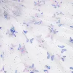 1Pc Butterfly Pattern Polyester Mesh Tulle Fabric